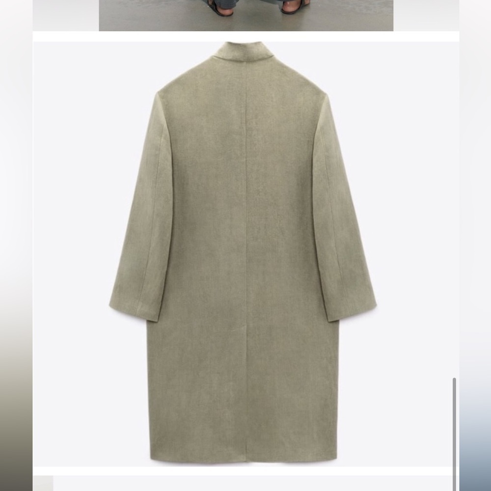 NEW Fall  🍁 ZARA  100%  LINEN LIGHT WEIGHT Coat size L 
🚨FINAL PRICE NO DISCOUNT - Picture 6 of 10